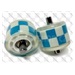 Heelys FATS Checks Wheel Kit, ABEC5, white/blue, M
